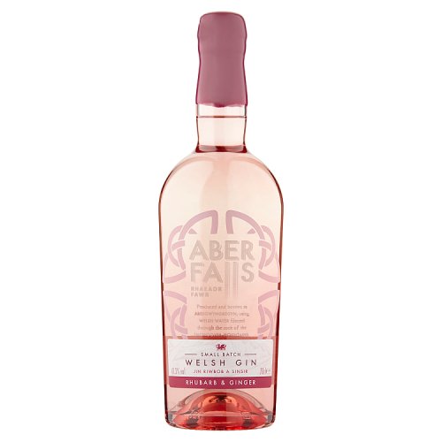 Aber Falls Welsh Gin Rhubarb & Ginger 70cl