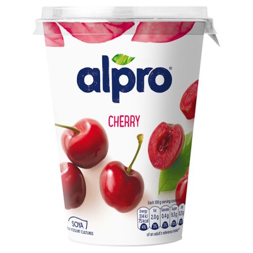 Alpro Yogurt Alternative Cherry 500G Really Good Culture