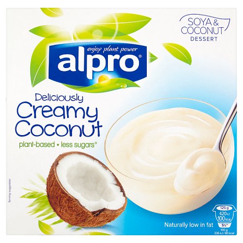 Alpro Soy Dessert With Coconut 4 Pack 125G