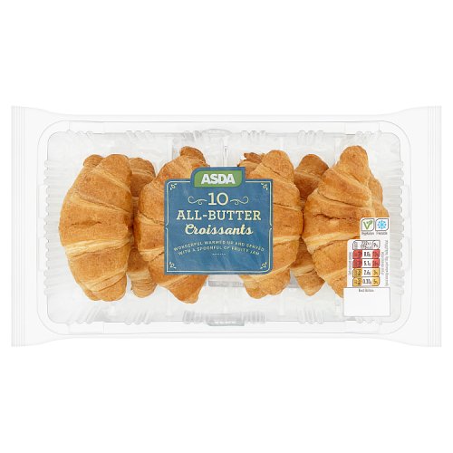 Asda 10 AllButter Croissants Really Good Culture