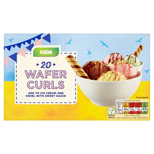 Asda 20 Wafer Curls Really Good Culture