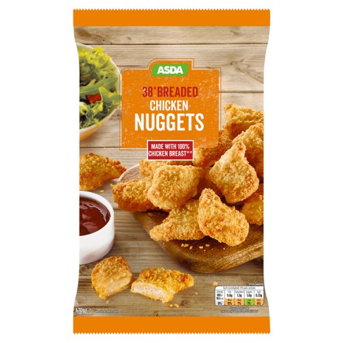 Asda 38 Breaded Chicken Nuggets 670g