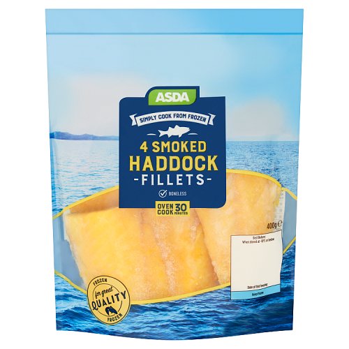 Asda 4 Smoked Haddock Fillets 400g Really Good Culture