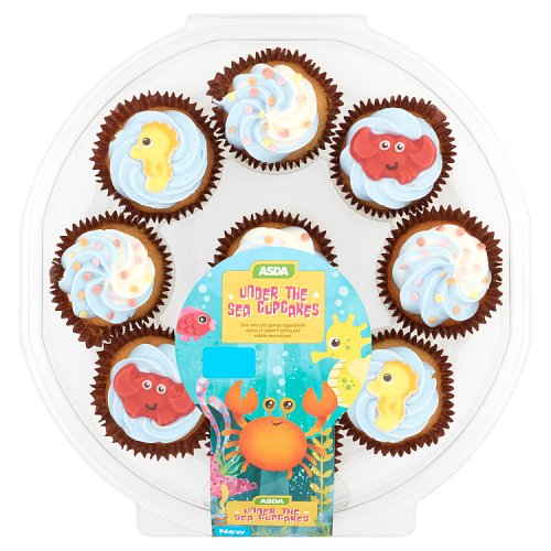 Asda 9 Under the Sea Cupcakes