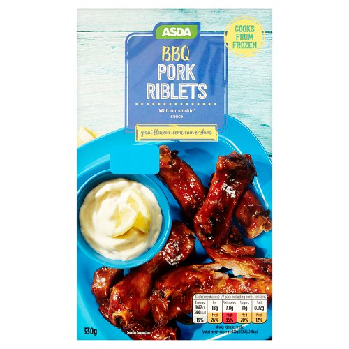 Asda BBQ Pork Riblets 330g Really Good Culture