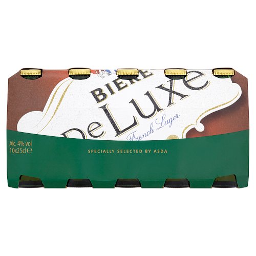 Asda Biere De Luxe French Lager 10 x 25cl