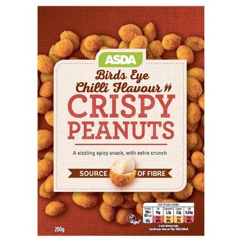 Asda Birds Eye Chilli Flavour Crispy Peanuts 200g Really Good Culture