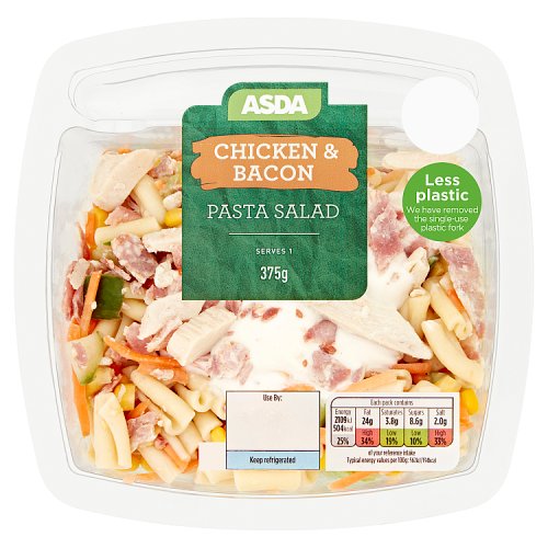 Asda Chicken & Bacon Pasta Salad 375g