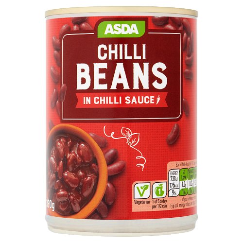 Asda Chilli Beans in Chilli Sauce 390g Really Good Culture