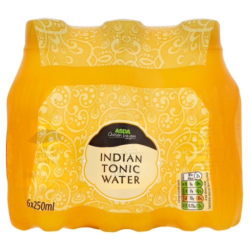 Asda Chosen by You Indian Tonic Water 6 x 250ml