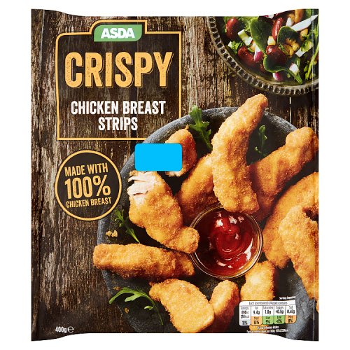 Asda Crispy Chicken Breast Strips 400g Really Good Culture