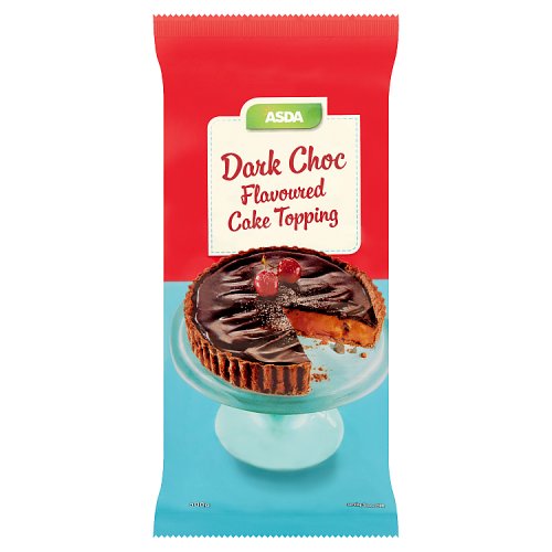 Asda Dark Choc Flavoured Cake Topping 300g Really Good Culture