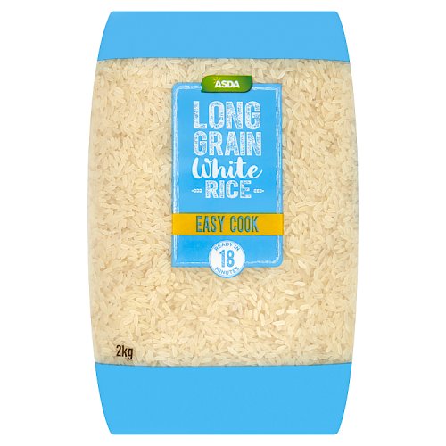 Asda Easy Cook Long Grain White Rice 2kg