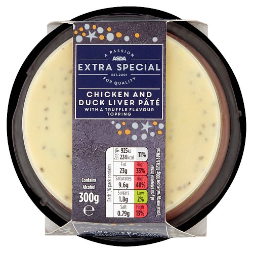 Asda Extra Special Chicken and Duck Liver Pâté 300g