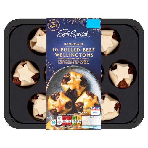 Asda Extra Special Handmade 10 Pulled Beef Wellingtons 232g Really