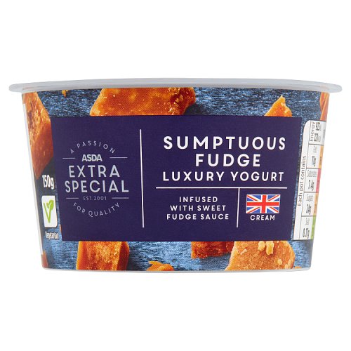 Asda Extra Special Sumptuous Fudge Luxury Yogurt 150g Really Good Culture