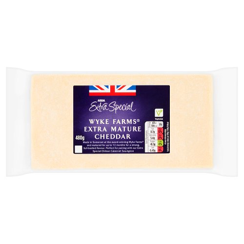 Asda Extra Special Wyke Farms Extra Mature Cheddar 480g