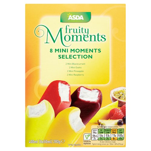 Asda Fruity Mini Moments Selection 8 x 50ml (400ml) Really Good Culture