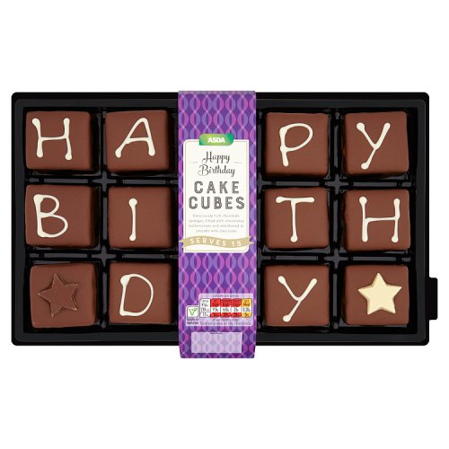 Asda Happy Birthday Cake Cubes