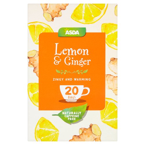 Asda Lemon & Ginger 20 Bags 40g