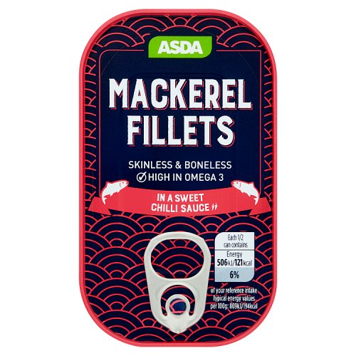 Asda Mackerel Fillets in a Sweet Chilli Sauce 125g Really Good Culture