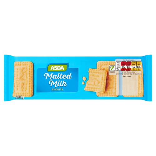 Asda Malted Milk Biscuits 200g Really Good Culture