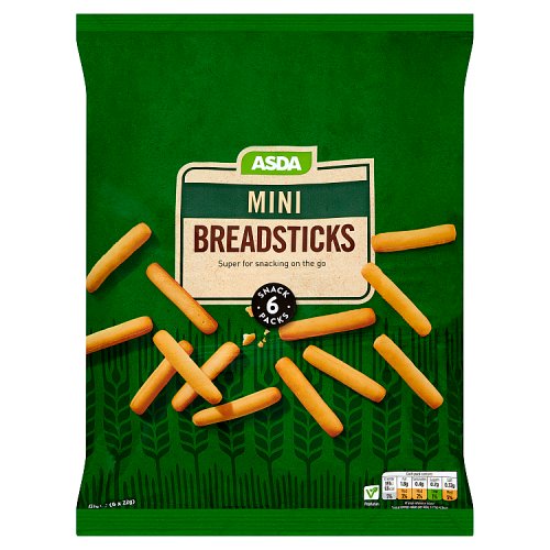 Asda Mini Breadsticks 6 x 22g (132g) Really Good Culture