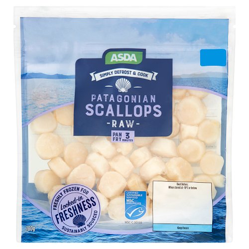 Asda Patagonian Scallops 180g