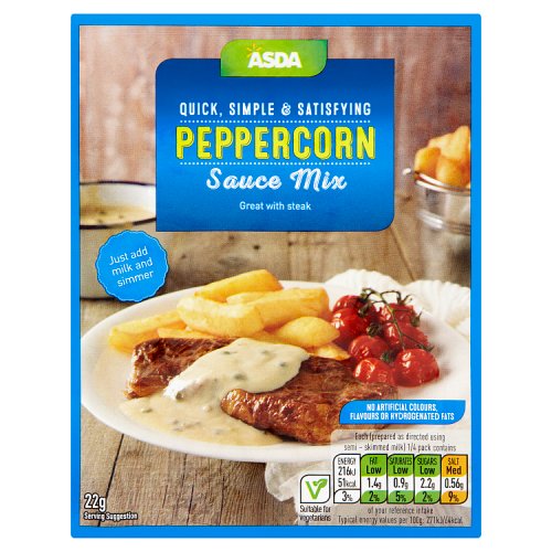 Asda Peppercorn Sauce Mix 22g Really Good Culture