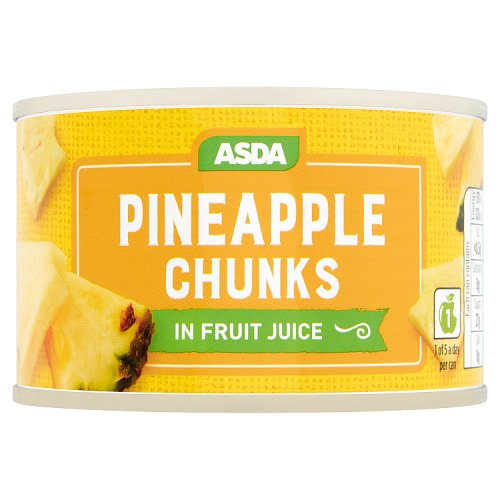 Asda Pineapple Chunks in Fruit Juice 227g Really Good Culture
