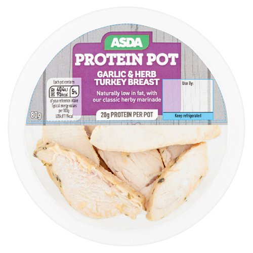 Asda Protein Pot Garlic & Herb Turkey Breast 80g Really Good Culture