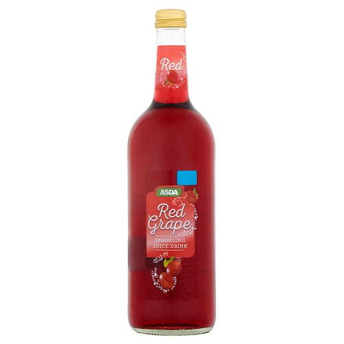 Asda Red Grape Sparkling Juice Drink 750ml Really Good Culture