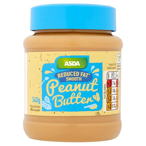 Asda Reduced Fat Smooth Peanut Butter 340g