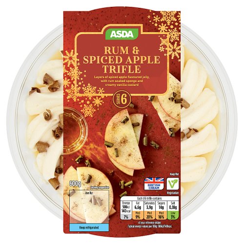 Asda Rum & Spiced Apple Trifle 600g