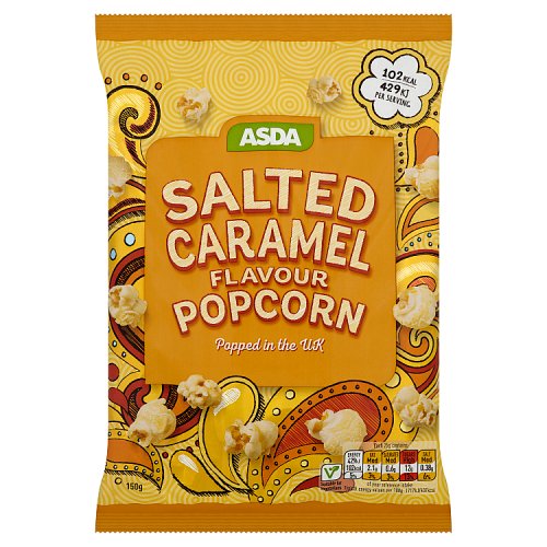 Asda Salted Caramel Flavour Popcorn 150g