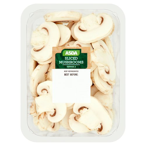 Asda Sliced Mushrooms 250g Really Good Culture