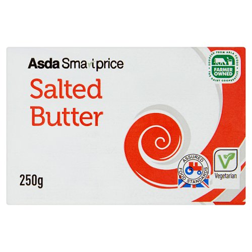 Asda Smart Price Salted Butter 250g Really Good Culture