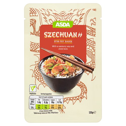 Asda Szechuan Stir-Fry Sauce 120g