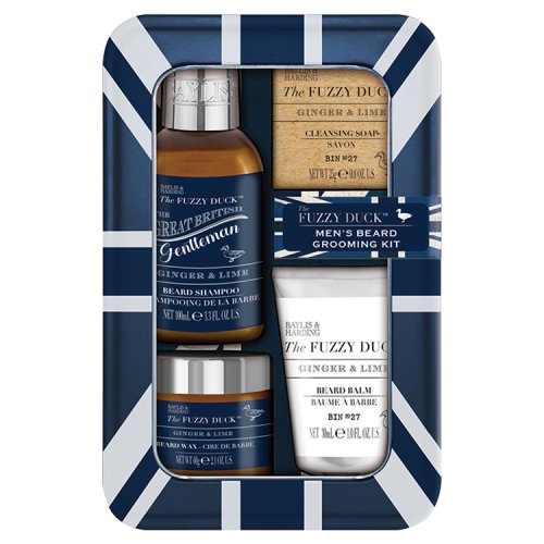 Baylis & Harding The Fuzzy Duck Men's Ginger & Lime Men's Beard Grooming Kit