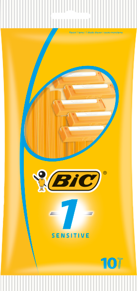 BIC 1 Sensitive Disposable Razors 10 Pack
