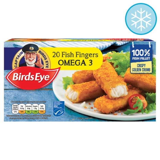 Birds Eye 20 Omega 3 Fish Fingers 560G