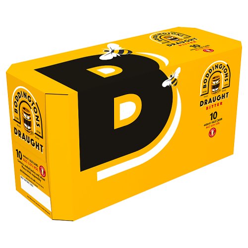 Boddingtons Draught Bitter Beer Cans 10 x 440ml