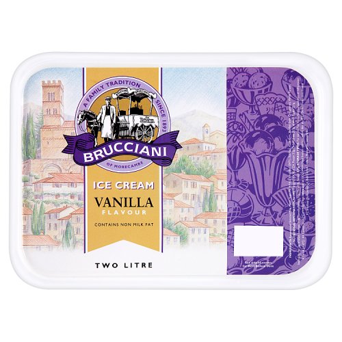 Brucciani Ice Cream Vanilla Flavour Two Litre