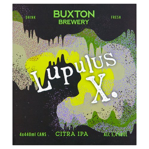 Buxton Brewery Lupulus X. Citra IPA 4 x 440ml | Really Good Culture