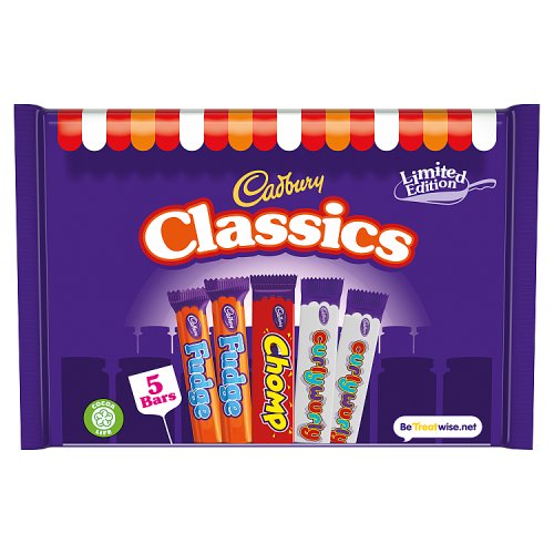 Cadbury Classics Chocolate Bars 5 Pack 102.5g