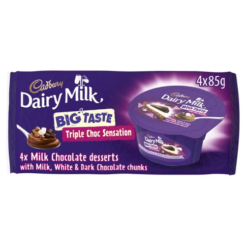 Cadbury Dairy Milk Big Taste Triple Choc Sensation Chocolate Dessert 4