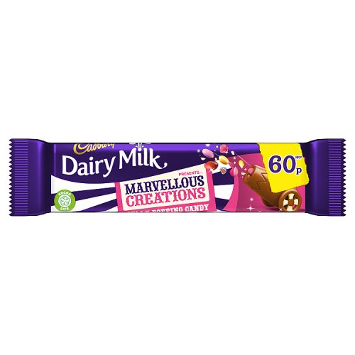 Cadbury Dairy Milk Jelly Popping Candy Chocolate Bar 47g Really Good