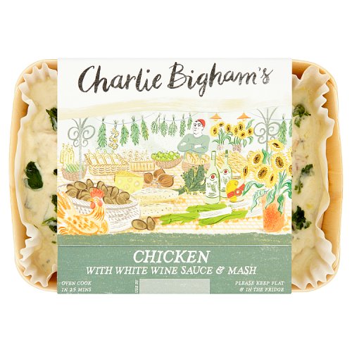 Charlie Bigham's Chicken with White Wine Sauce & Mash 825g