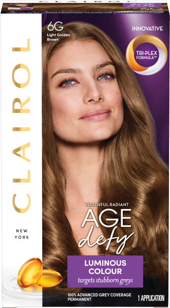 Clairol Age Defy 6G Light Golden Brown Hair Dye