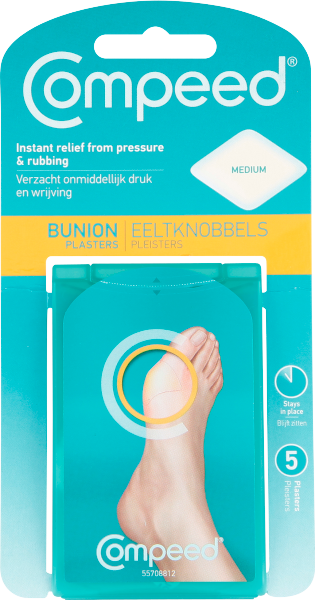 Compeed 5 Bunion Plasters Medium